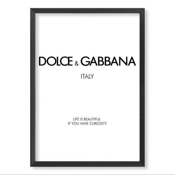 Set 3 RARE B&W Fashion Designer Quotes Gift Wall Fun Art Poster Print Picture - Picture 11 of 11